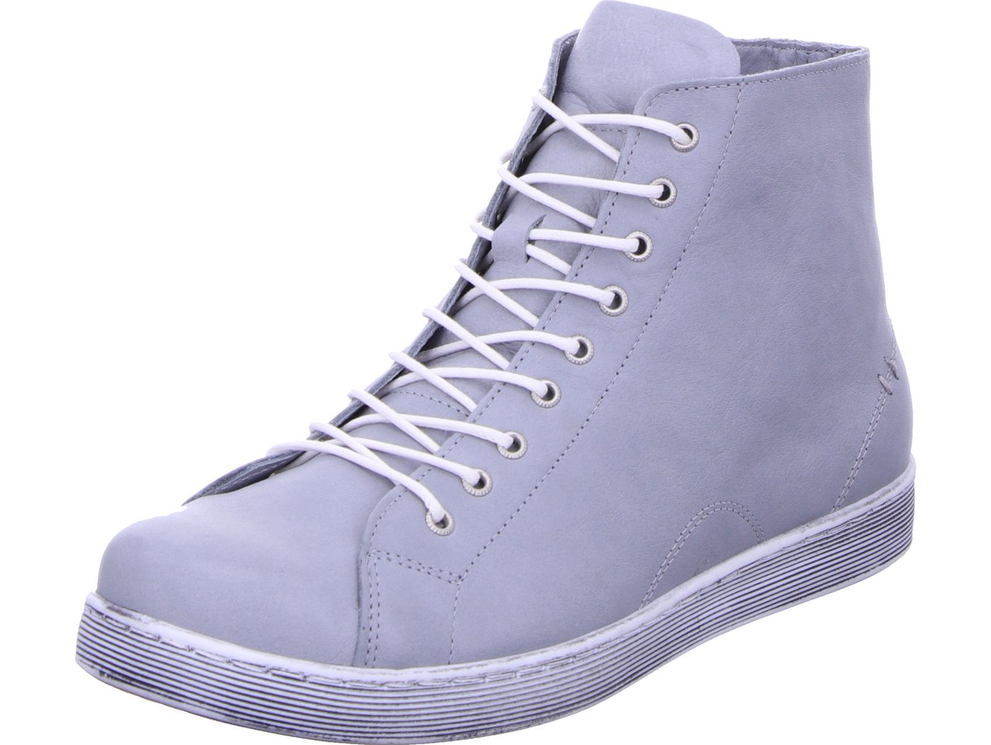 Andrea Conti Sneakerboots echtes Leder (grau)