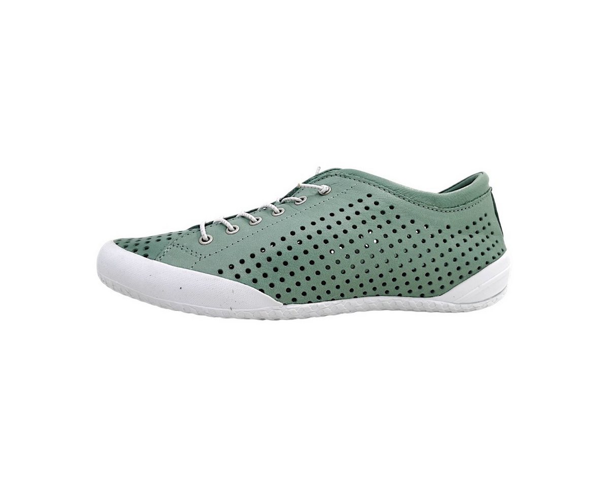 Andrea Conti sportlicher Schnürer Schnürschuh (grün)