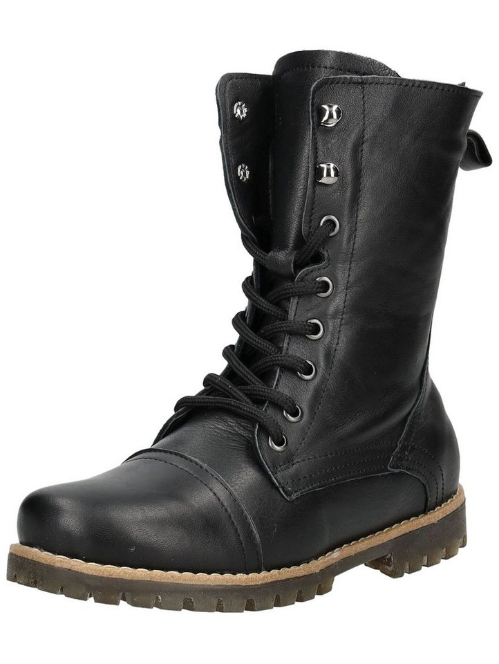 Andrea Conti Stiefel Leder Ankleboots (schwarz)