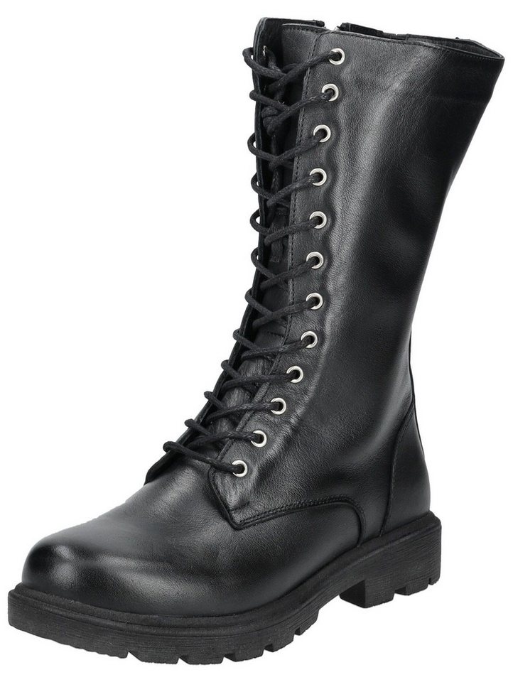 Andrea Conti Stiefel Leder Schnürstiefel (schwarz)