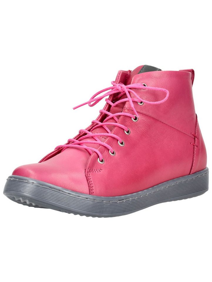 Andrea Conti Stiefelette Leder Schnürstiefelette (rosa)