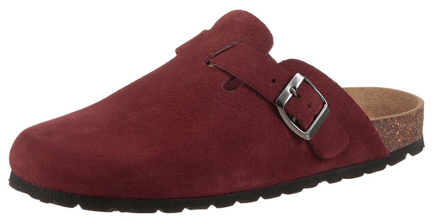 Aniston SHOES Clog, Hausschuh, Sommerschuh, mit ergonomischem Fußbett - NEUE KOLLEKTION (rot)