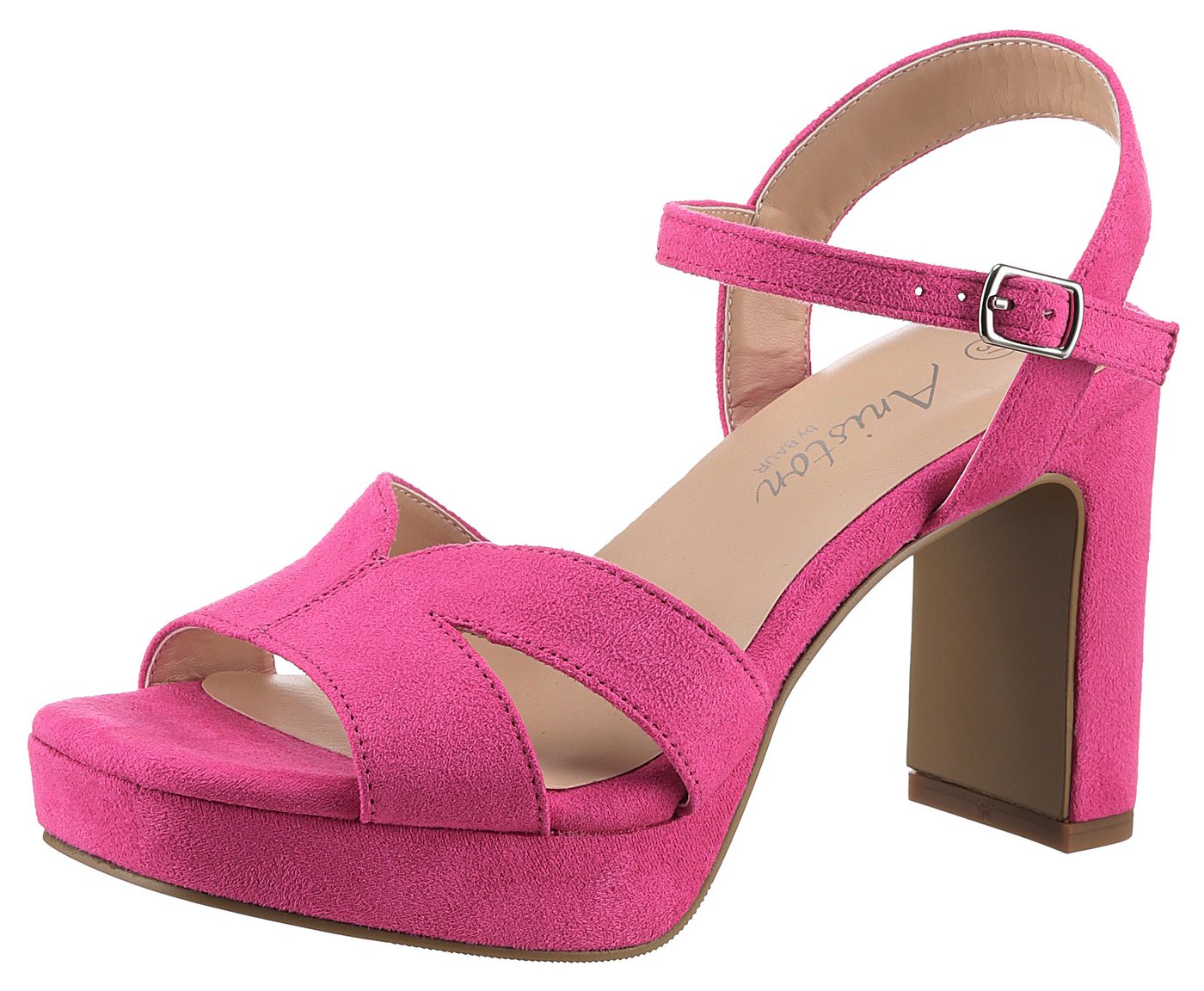 Aniston SHOES High-Heel-Sandalette Sommerschuh, Abendsandale, Plateau - NEUE KOLLEKTION
