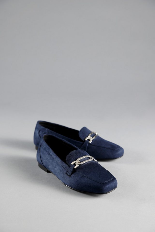 Aniston SHOES Loafer, Slipper, Schlupfschuh, Flat, Schmuckspange - NEUE KOLLEKTION
