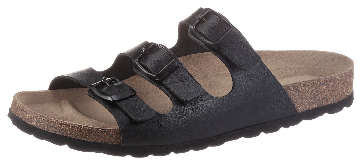 Aniston SHOES Pantolette Gartenschuh, Berufsschuh, Hausschuh mit Veloursleder-Fußbett