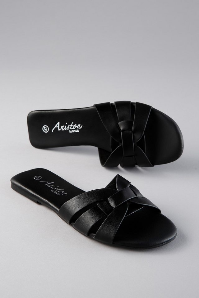 Aniston SHOES Pantolette Sommerschuh, Flat, schmale Form - NEUE KOLLEKTION