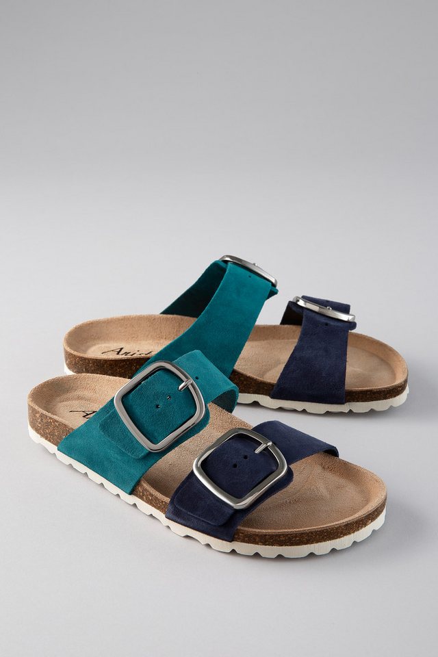 Aniston SHOES Pantolette Sommerschuh, Hausschuh - NEUE KOLLEKTION (blau)