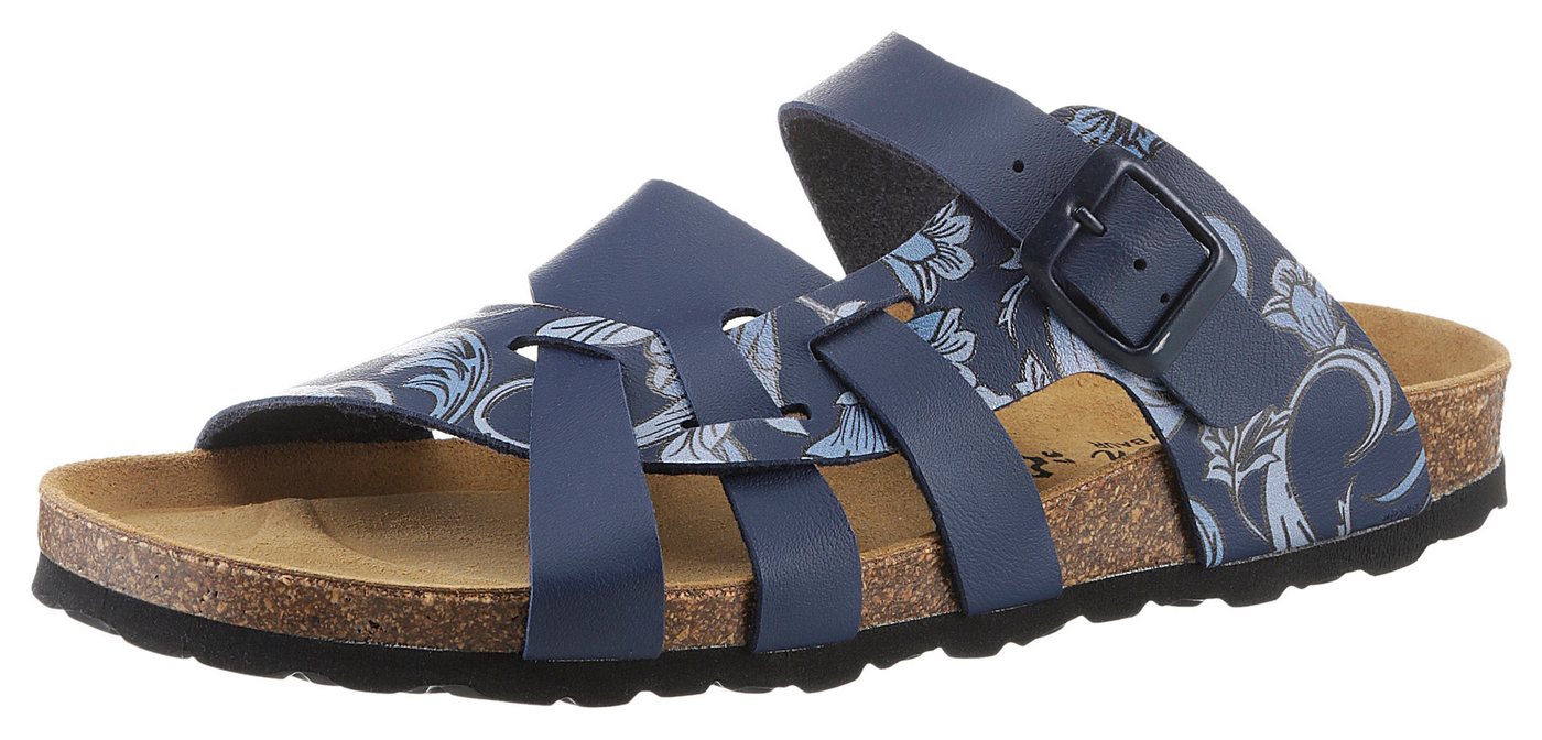 Aniston SHOES Pantolette, Sommerschuh, Schlappen mit verstellbaren Schnallen