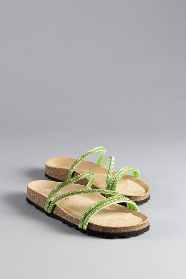 Aniston SHOES Pantolette Sommerschuh, Strandschuh, filigrane Riemchen