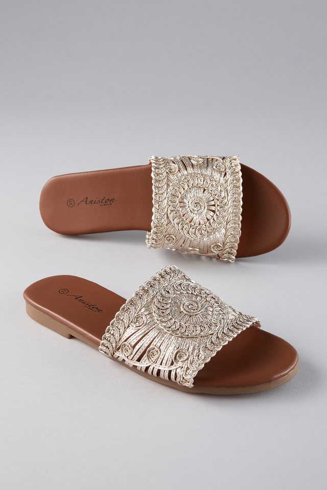Aniston SHOES Pantolette Sommerschuh, Strandschuh in modischer Optik - NEUE KOLLEKTION