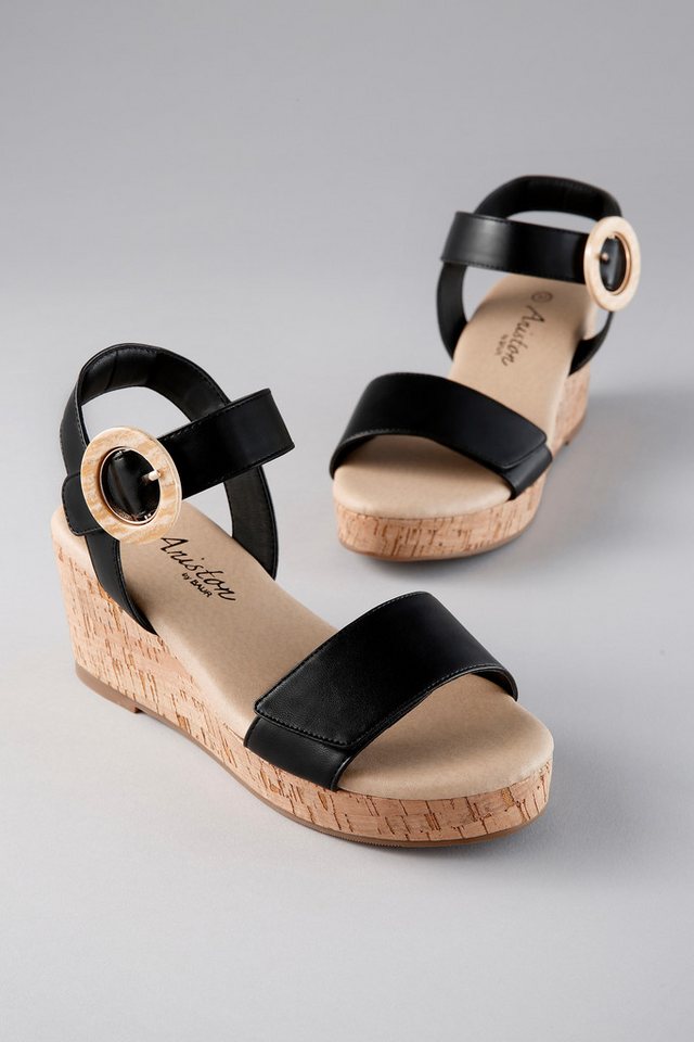 Aniston SHOES Plateausandale Sommerschuh, Sandalette - NEUE KOLLEKTION