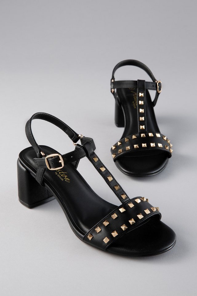 Aniston SHOES Riemchensandalette Sommerschuh, Blockabsatz, Nietenverzierung - NEUE KOLLEKTION