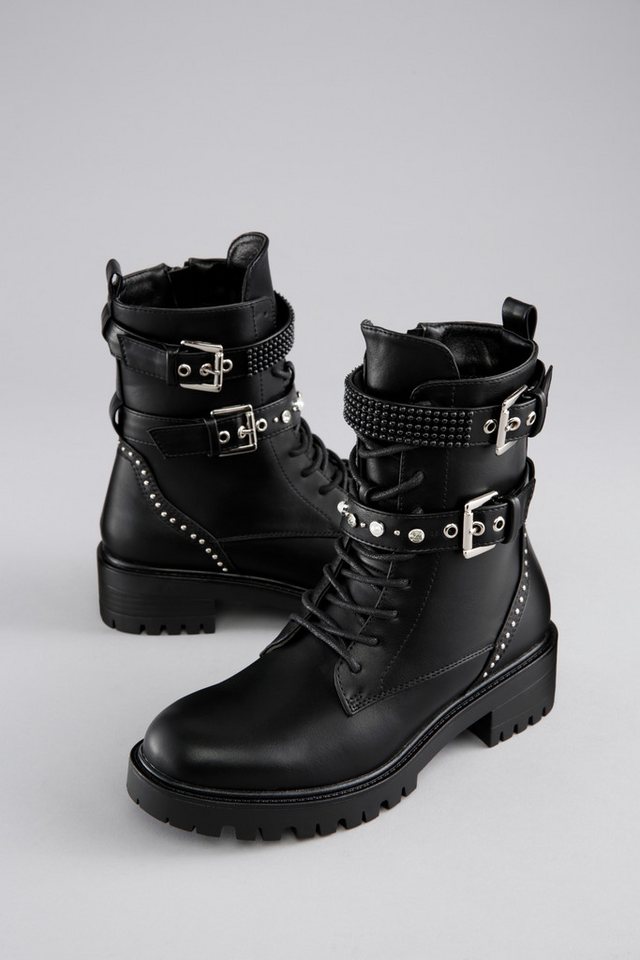 Aniston SHOES Schnürboots Schnürstiefelette, Bikerboots - NEUE KOLLEKTION