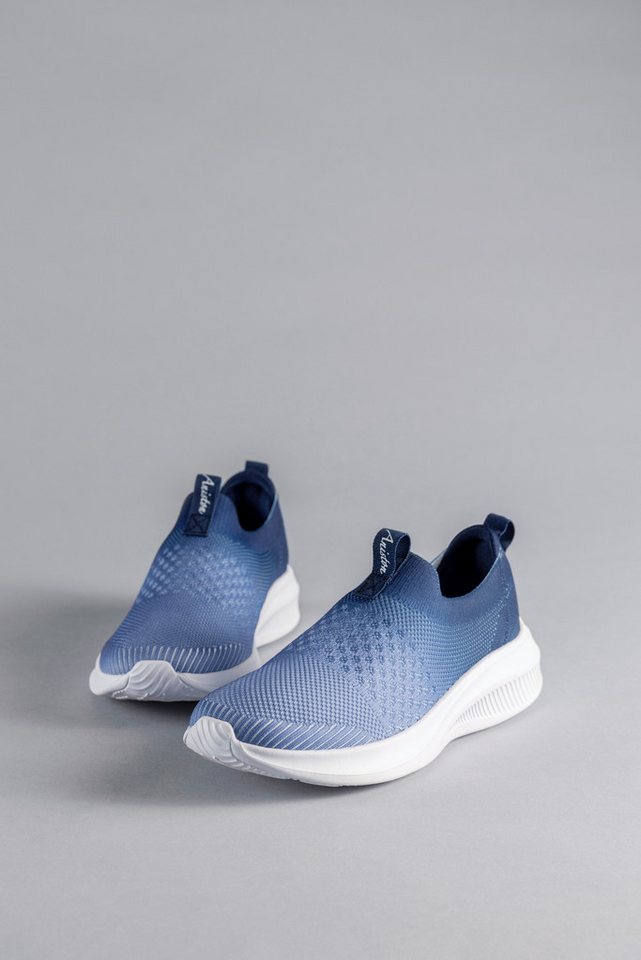 Aniston SHOES Slip-On Sneaker, Freizeitschuh, Barfußschuh, Schlupfschuh - NEUE KOLLEKTION (blau)