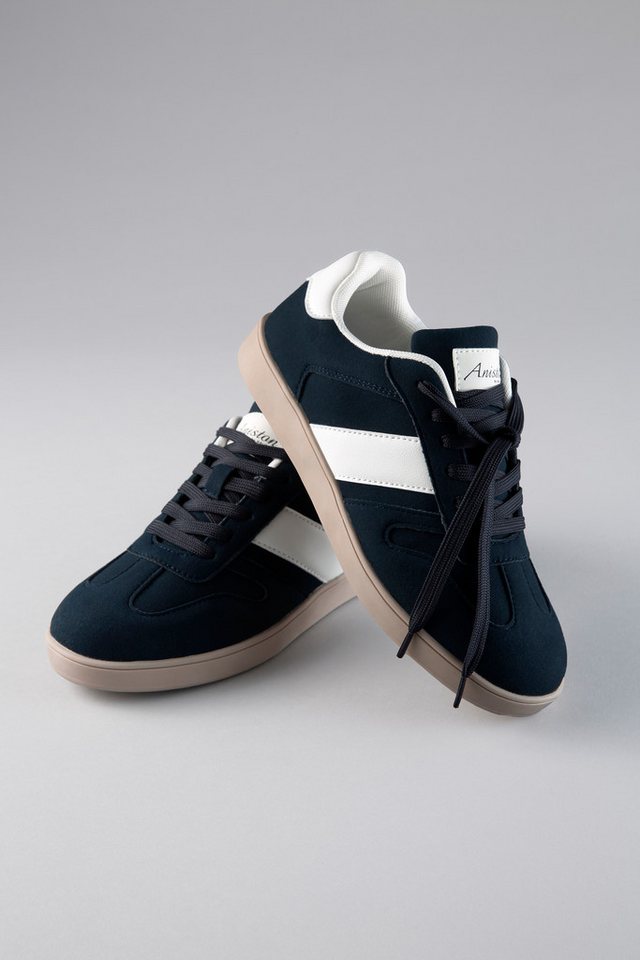Aniston SHOES Sneaker Freizeitschuh, Halbschuh, Schnürschuh im Retro-Look