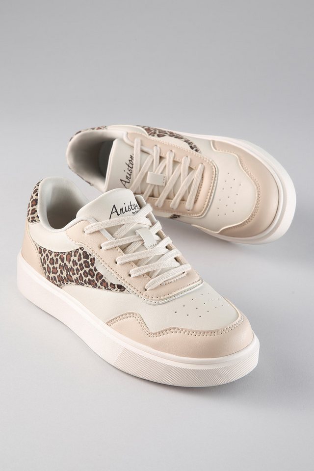 Aniston SHOES Sneaker Schnürschuh, Freizeitschuh mit Animal-Print - NEUE KOLLEKTION
