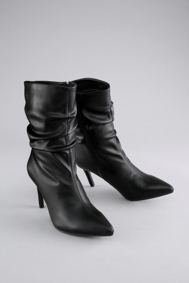 Aniston SHOES Stiefelette mit Raffungen am slouchy Schaft - NEUE KOLLEKTION