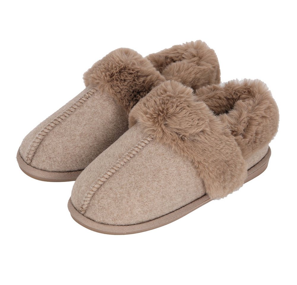 Apollo Hausschuh (2-tlg) mit strapazierfähiger Gummisohle