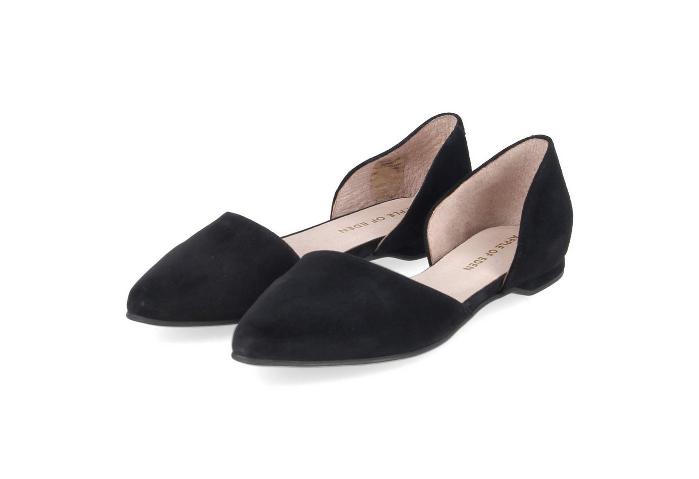 Apple of Eden BLONDIE 1 black Damen Rauleder black Ballerina