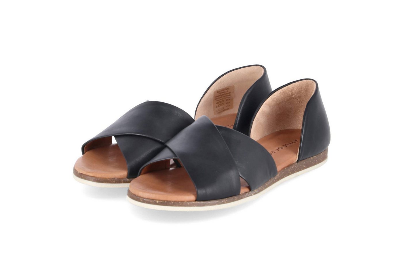 Apple of Eden CHIUSI 1 black Damen Glattleder schwarz Sandalette