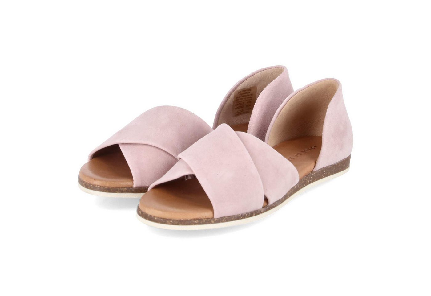Apple of Eden CHIUSI 29 nude Damen Rauleder pink Sandalette
