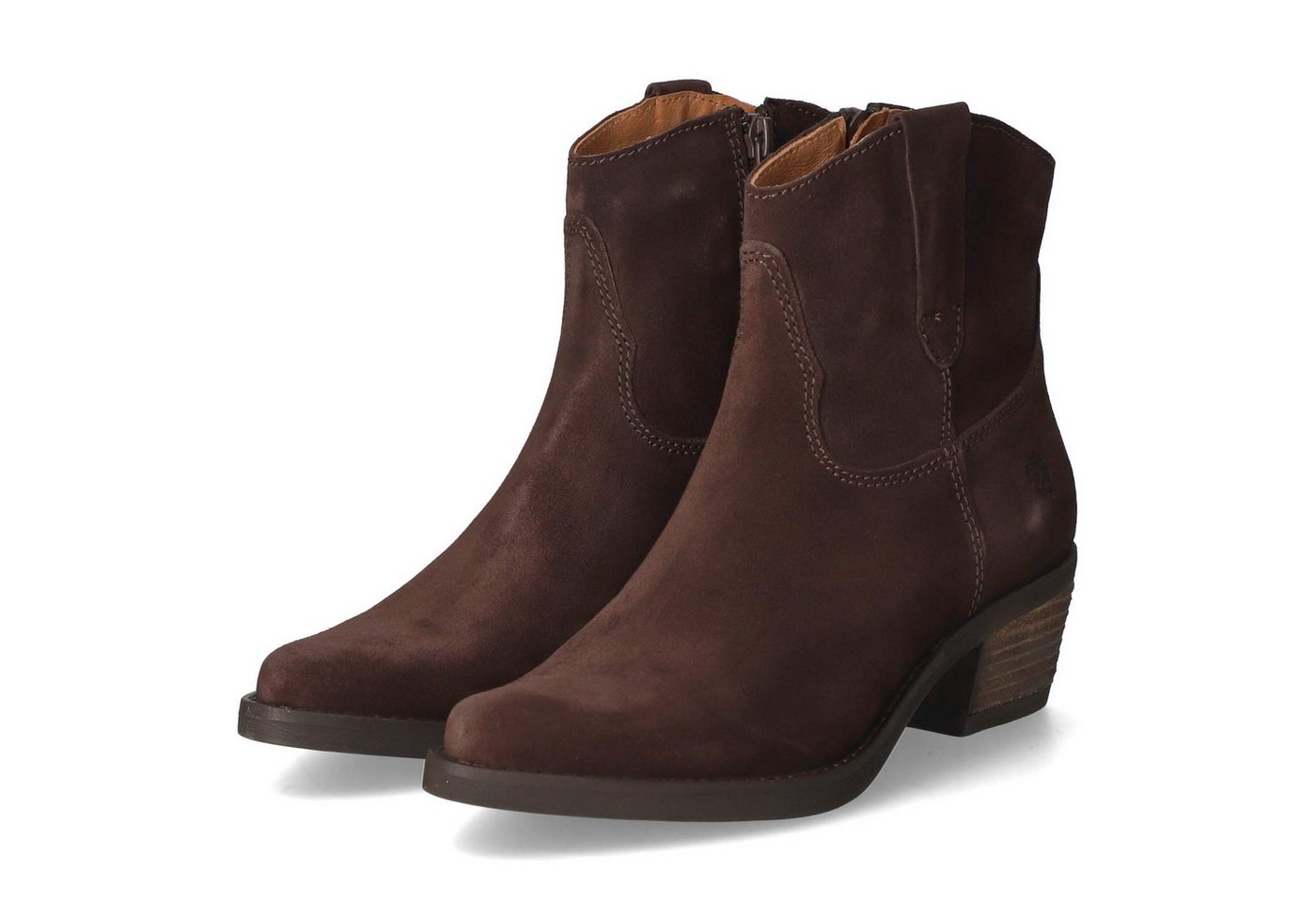 Apple of Eden EVIE 87 Damen Rauleder braun Westernstiefel