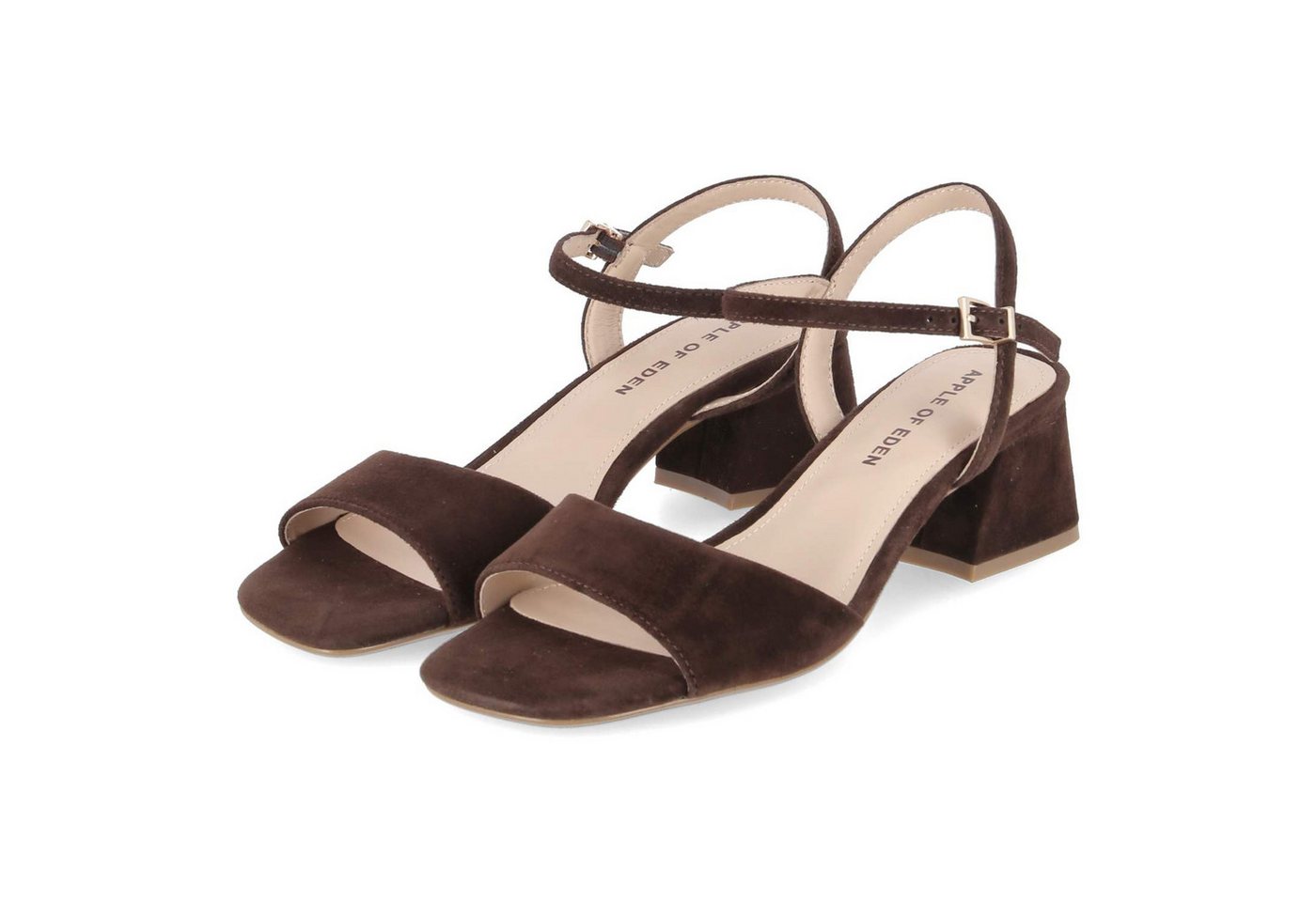 Apple of Eden FLORE 87 tdm Damen Rauleder braun Sandalette