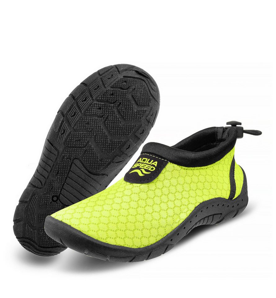 Aqua Speed 30 Aqua Shoe Damen-Badeschuhe mit Komfortsohle – schnelltrocknend Wasserschuh (Flexibler Schwimmschuh mit Grip für Sport, See & Schwimmbad) Mit Handtuch & Profilsohle – Perfekt für Strand & Schwimmbad