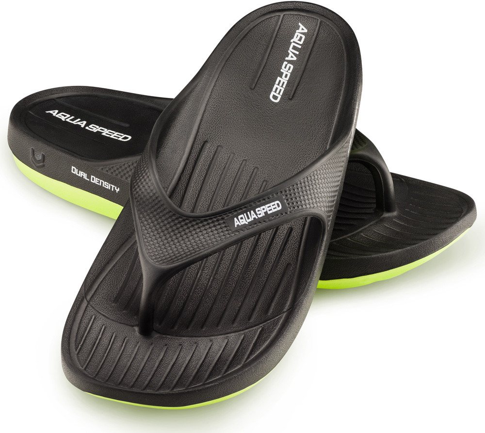 Aqua Speed Alcano Damen und Herren Zehentrenner Badesandalen Gr.36-45 Badezehentrenner