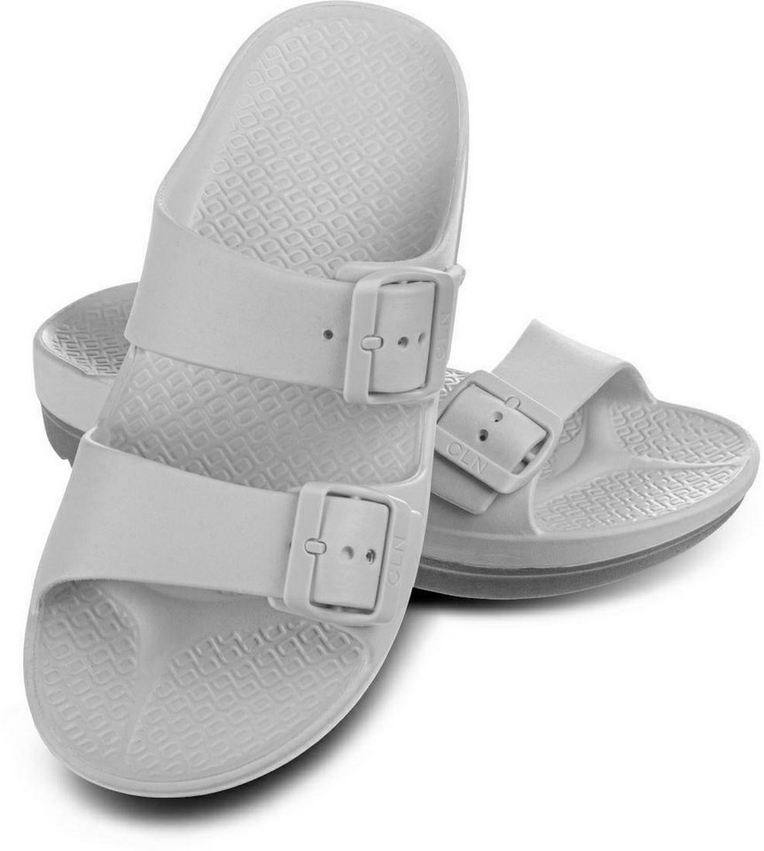 Aqua Speed Badelatschen ALICANTE Damen + Mikrofaserhandtuch Gr. 36-41 Badesandale