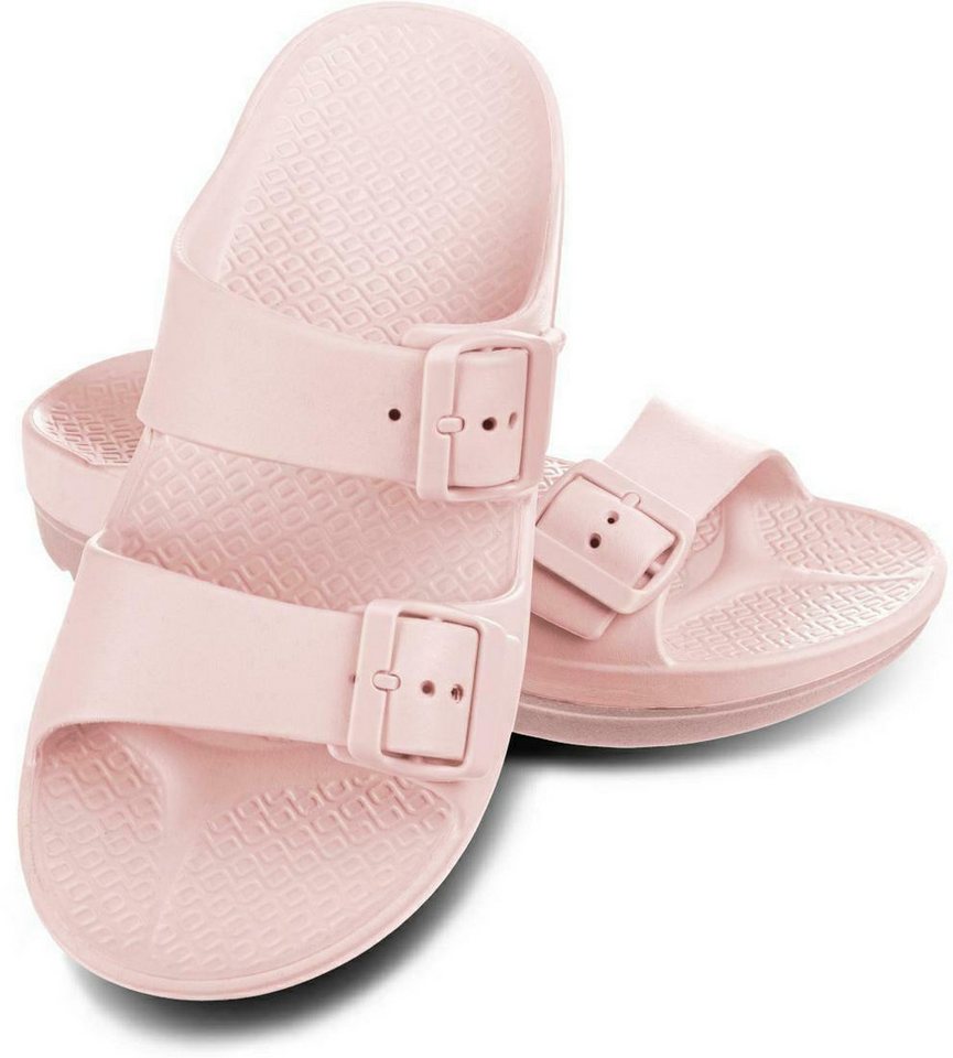 Aqua Speed Badelatschen ALICANTE Damen + Mikrofaserhandtuch Gr. 36-41 Badesandale