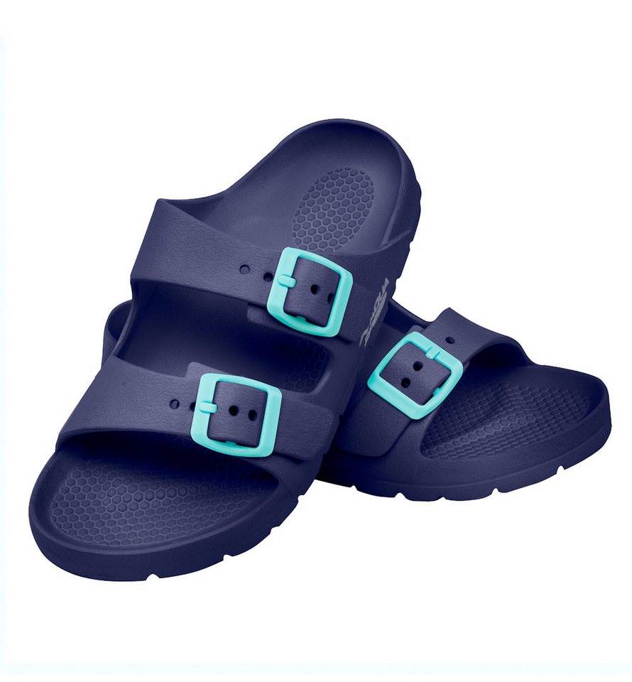 Aqua Speed Kinder Badesandalen Gr. 35 – bequem + Mikrofaserhandtuch Badesandale (Kinder Badeschuhe im Set – langlebig & ideal für Urlaub & Bad) Weiche EVA-Struktur & sicheres Profil – ideal für Kinderalltag