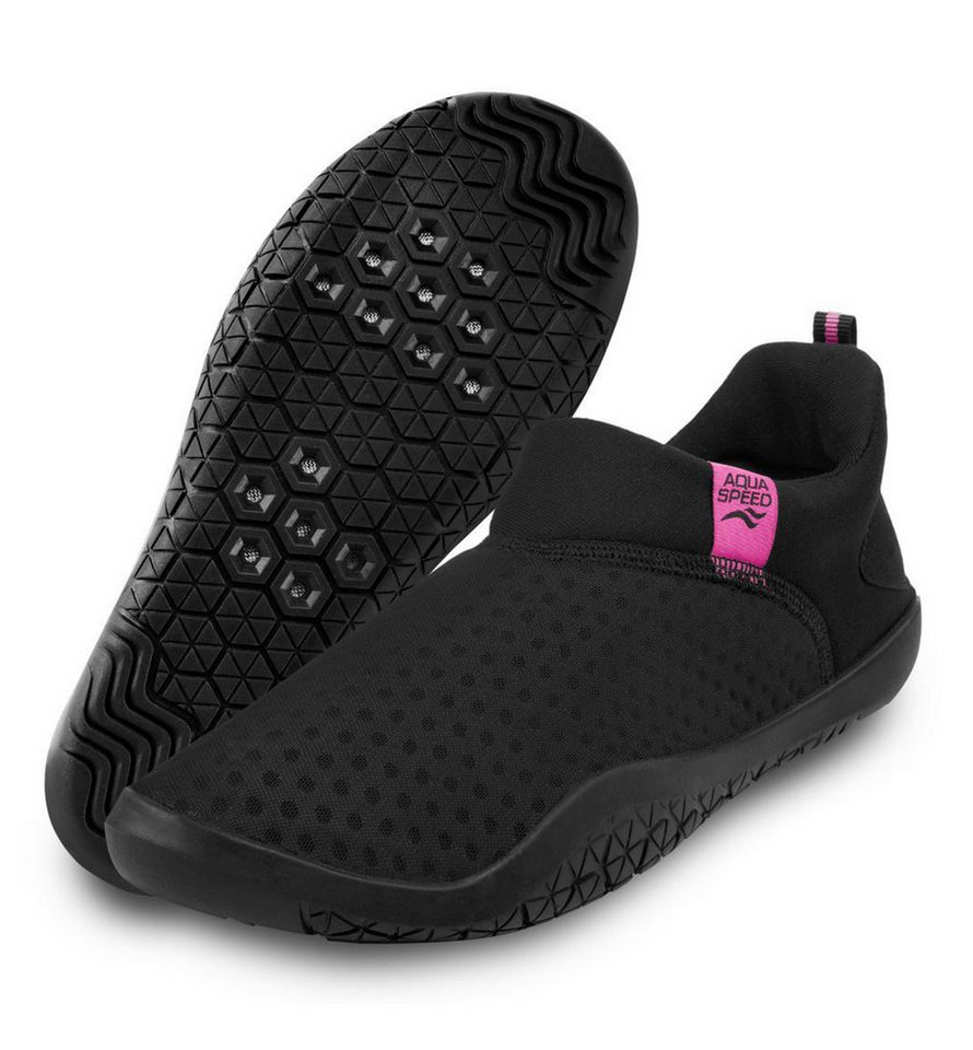 Aqua Speed Lagarto Badeschuhe Gr. 39 – Für Damen & Reisen mit Tuch Wasserschuh (Damen Wasserschuhe mit ergonomischer Form – Für Urlaub & Spa) Damen Aqua Schuhe + Handtuch – Bequem, sportlich & praktisch