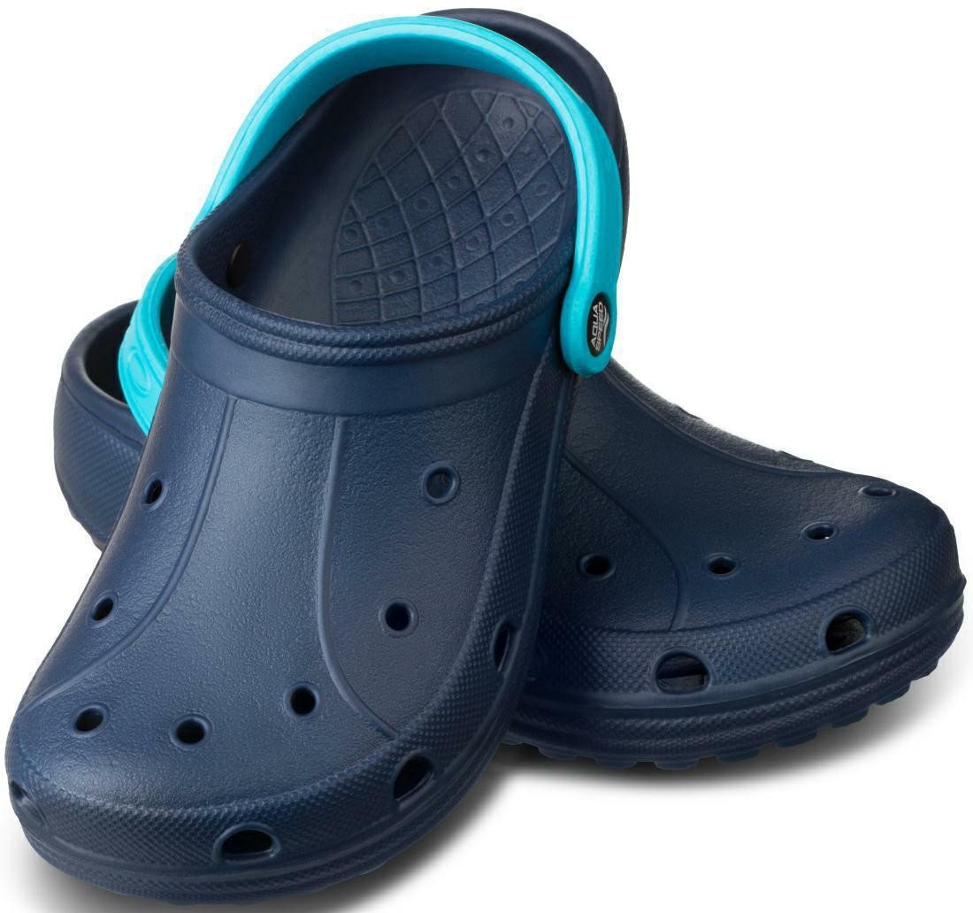 Aqua Speed LIMA Badepantoletten für Kinder u. Jugendliche Größen 24-35 Clog Pflegeleicht – Einfach zu reinigen und langlebig.