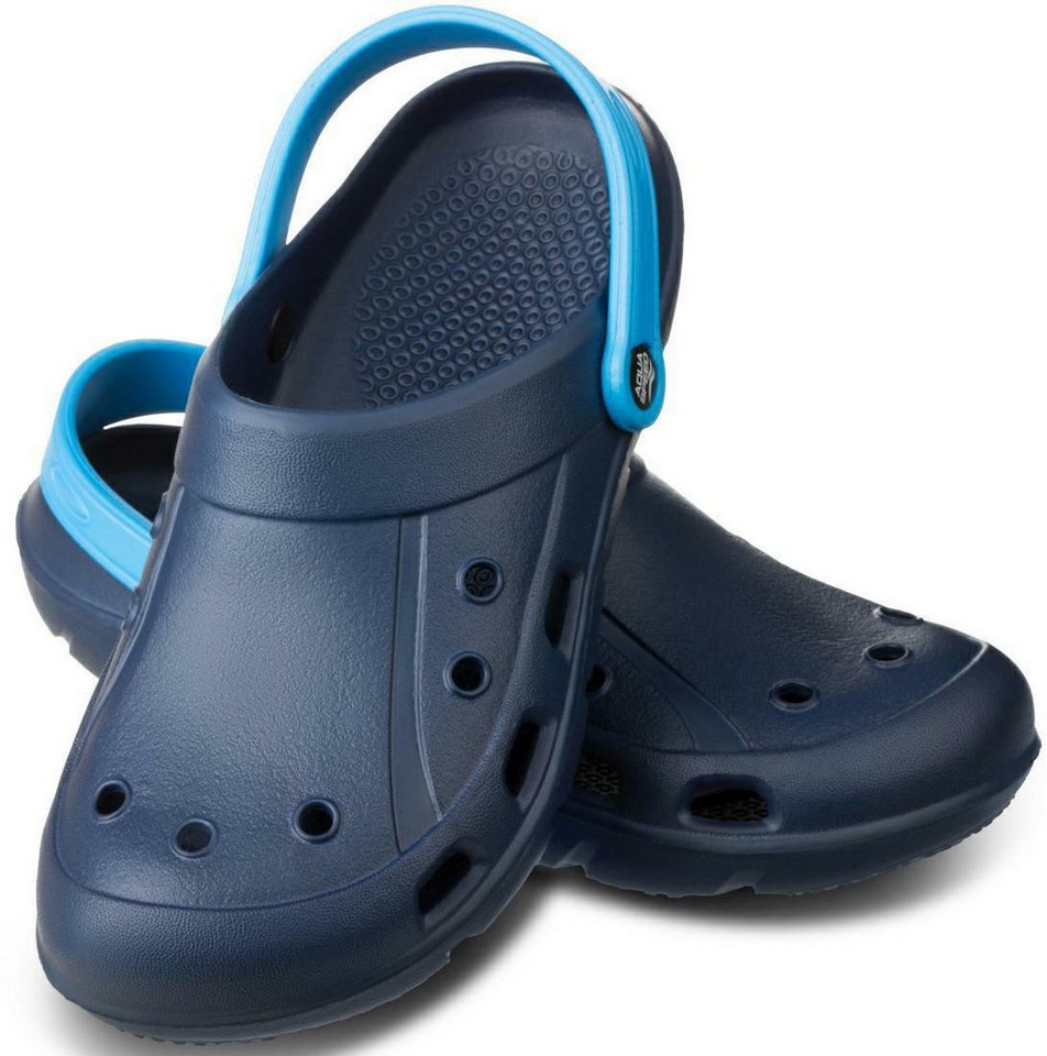 Aqua Speed LORA Damen Sommer-Clogs – Komfort & Schutz 40 Navy Clog Unisex-Design – Damen & Herren Komfortschuhe in vielen Größen