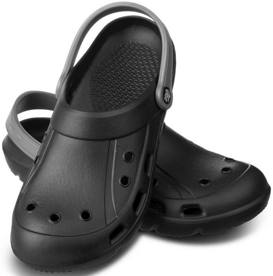 Aqua Speed LORA Herren EVA Strandschuhe – Leicht & wasserabweisend 44 Schwarz Clog Ergonomisches Design – Schont Füße & Gelenke, ideal für Entspannung