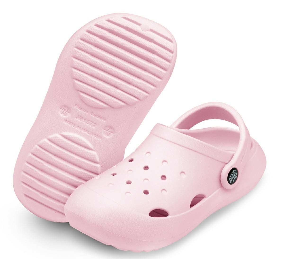 Aqua Speed LUGO Wasserschuhe Kids – Luftig & stabil mit Mikrofaserhandtuch Badepantolette (Atmungsaktive Poolschuhe – für aktive Kinder beim Sport & Baden) Stabil & atmungsaktiv – für Sport, Poolbereich & Wasserspaß