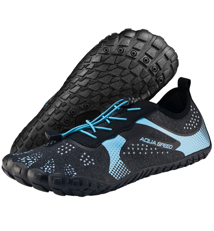 Aqua Speed Nautilus Strandschuhe Gr. 37 – Hellblau + Mikrofaserhandtuch Wasserschuh (Aqua Sneaker mit flexibler Passform – für Damen & Herren) Atmungsaktiv & rutschfest – ideal für Hitze & Bewegung
