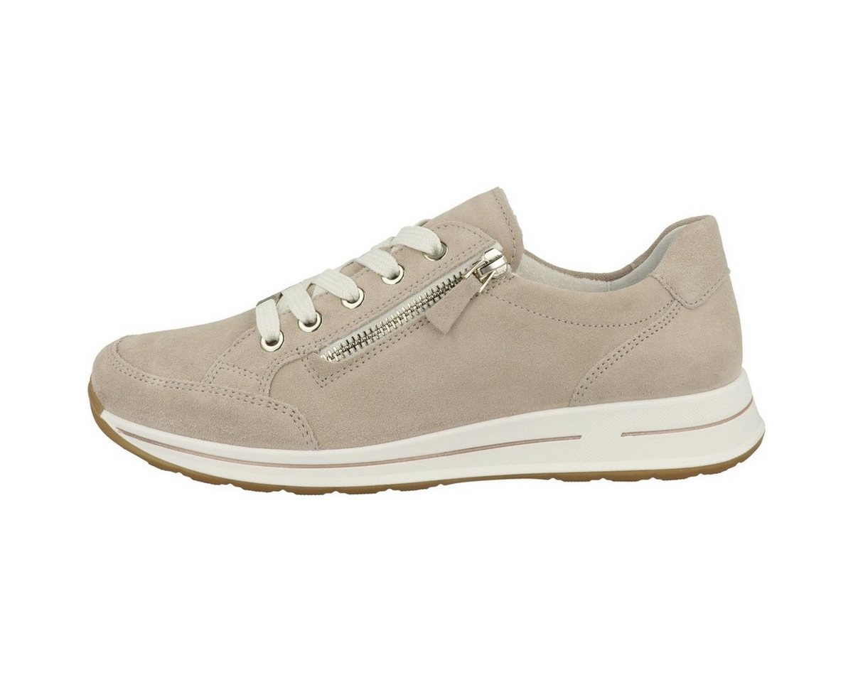 Ara 12-24801 Damen Sneaker Turnschuhe, Sportschuhe, Freizeitschuhe, Halbschuhe, Schnürschuhe (beige)