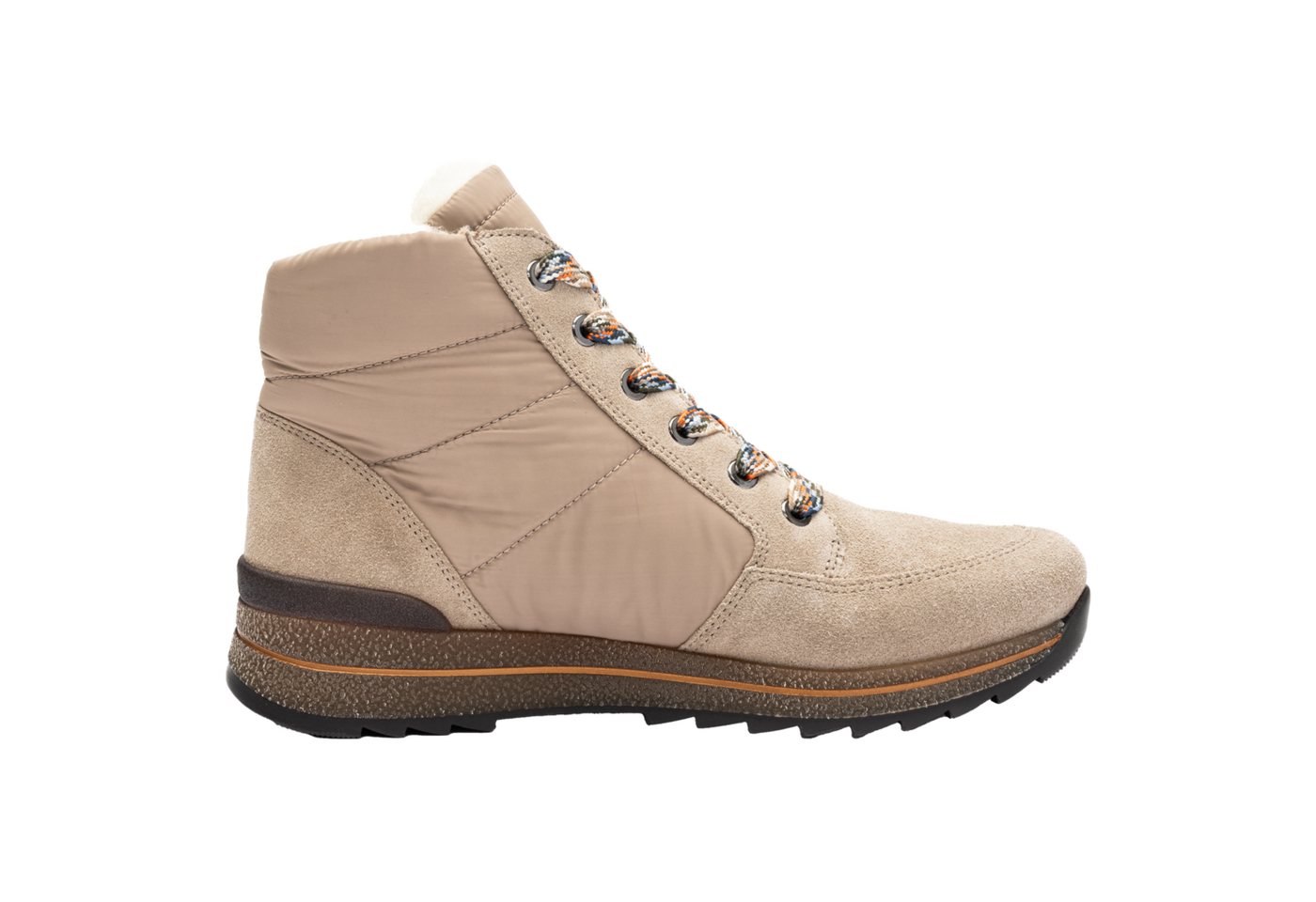 Ara 24543-05 OSAKA-SPORT, Warmfutter, Boots, Beige, Damen Stiefel