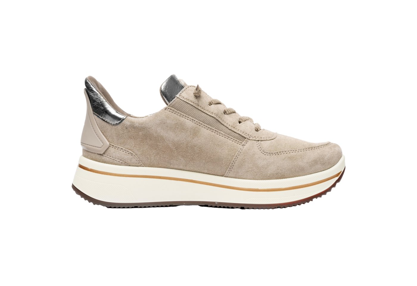Ara 27554-15 SAPPORO 3.0, Sneaker, Cashmere/ Beige/ Grau, Damen Sneaker
