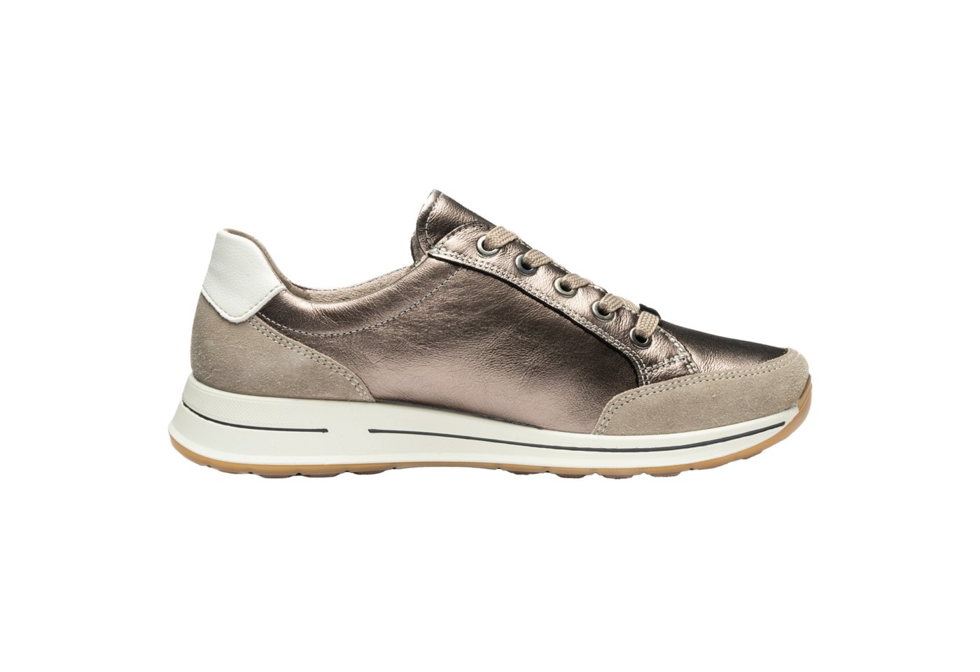 Ara 54801-79 OSAKA 2.0, Sneaker, Beige, metallik, Damen Sneaker