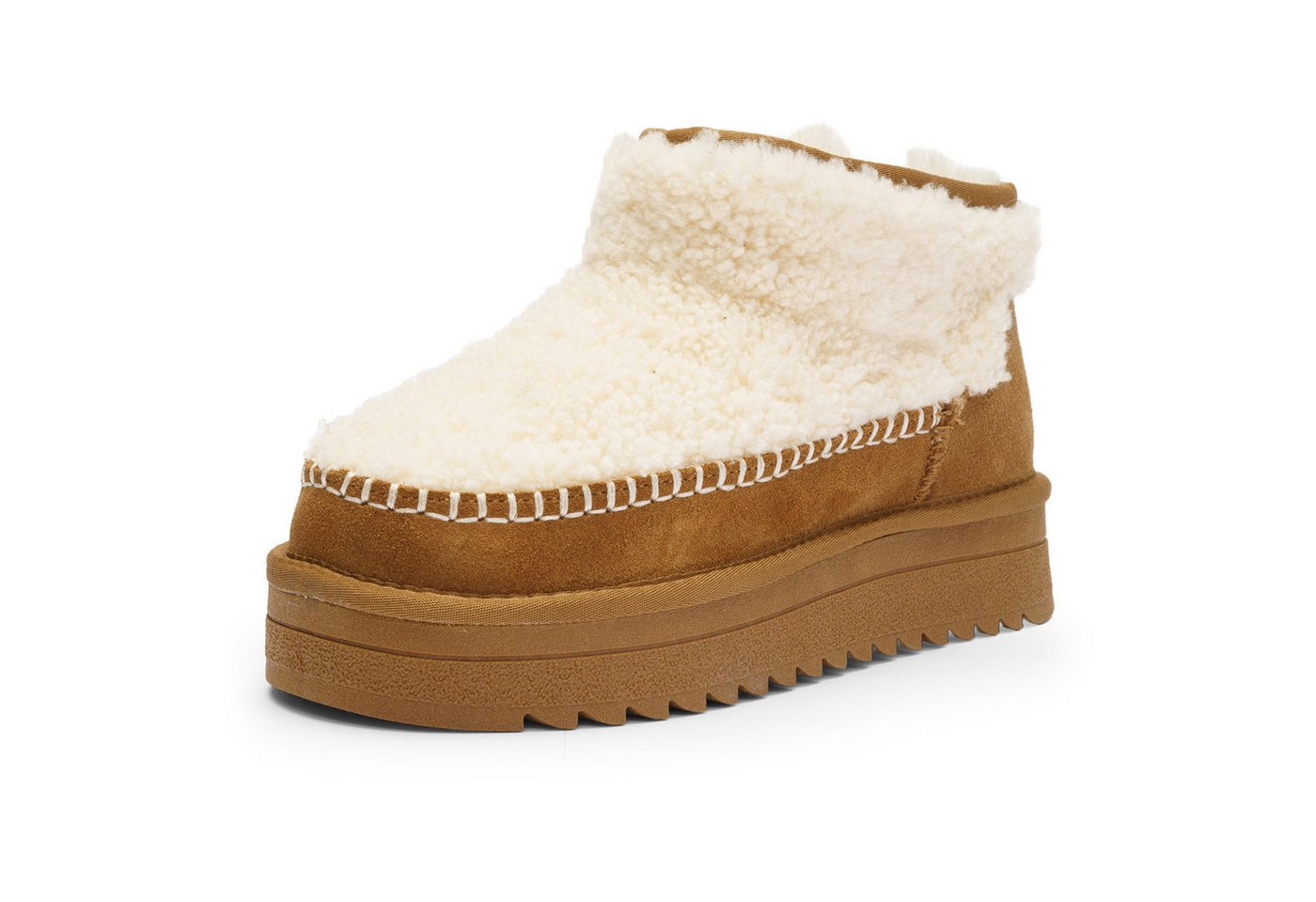 Ara ALASKA Winterboots Schlupfboots, Plateauboots mit weichem Fell