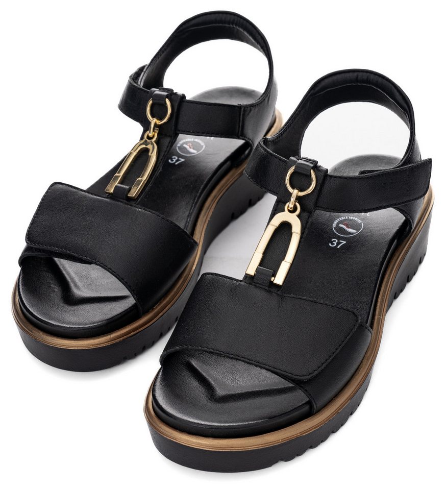 Ara BILBAO Plateausandale, Keilsandale, Sommerschuh, Komfortschuh in G-Weite