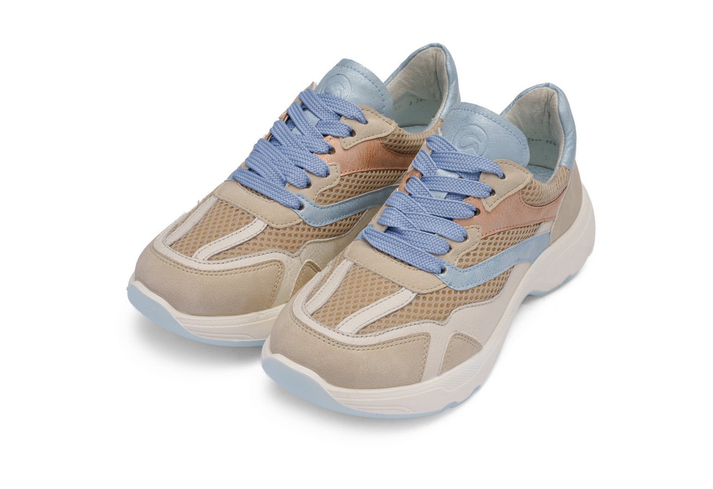 Ara BOSTON Keilsneaker, Freizeitschuh, Halbschuh, Schnürer mit Logoprägung, Weite H