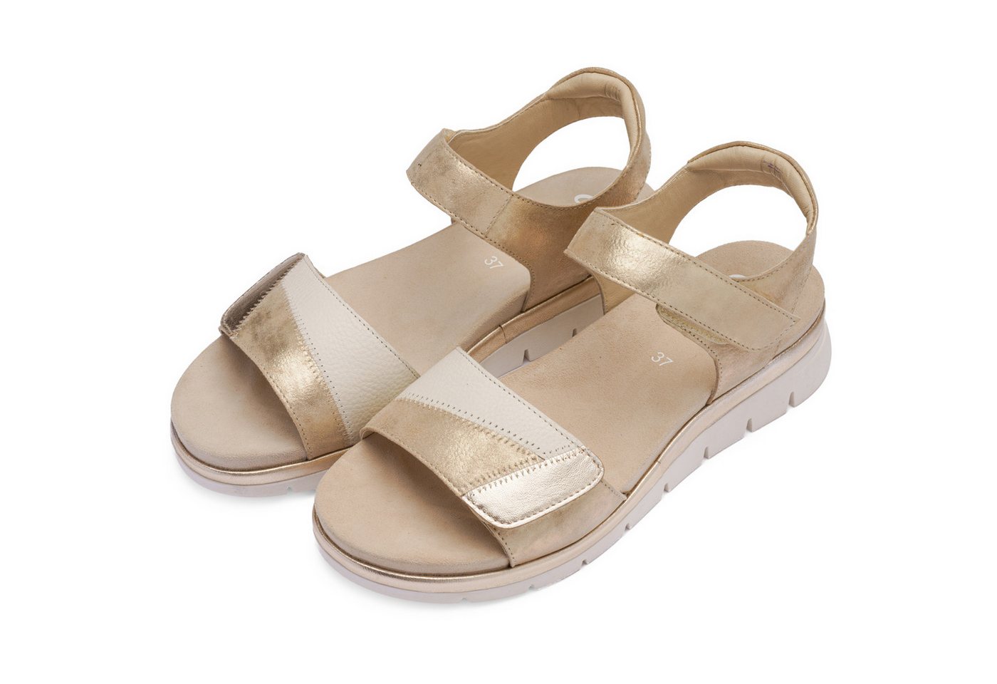 Ara CAMBRIDGE Keilsandalette Keilabsatz, Riemchensandale mit Klettverschlüsse, G-Weite