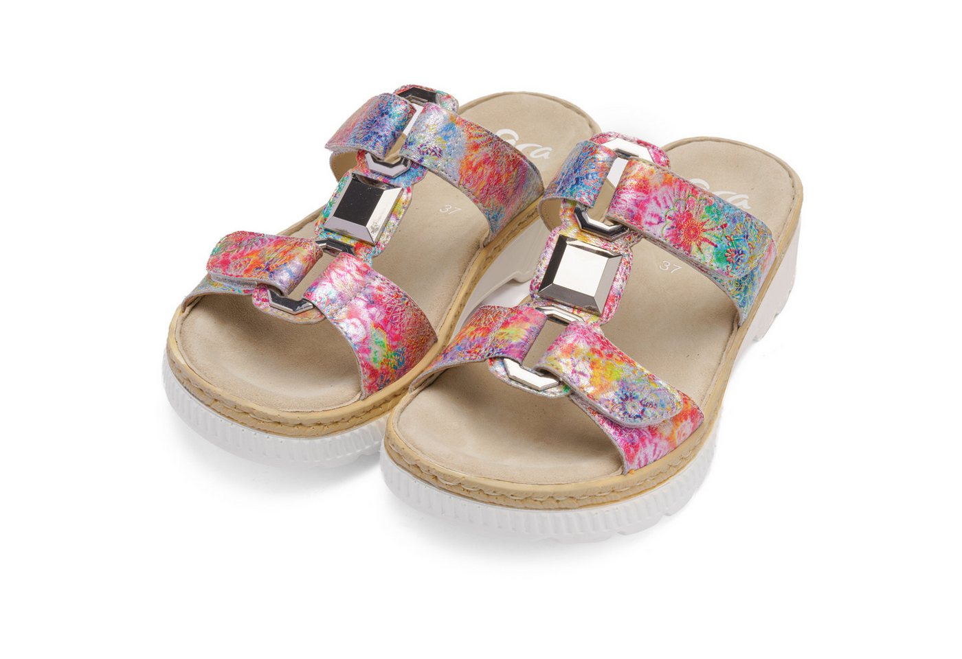 Ara CAPRI Pantolette, Plateau, Sandale, Sommerschuh in Weite G (weit)