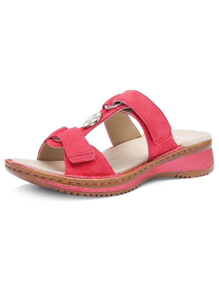 Ara Damen Pantolette Hawaii Pantoffel (rot)