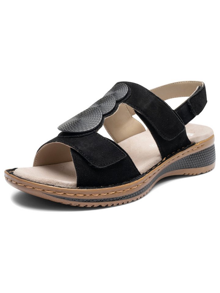 Ara Damen Sandale Hawaii Sandale (schwarz)