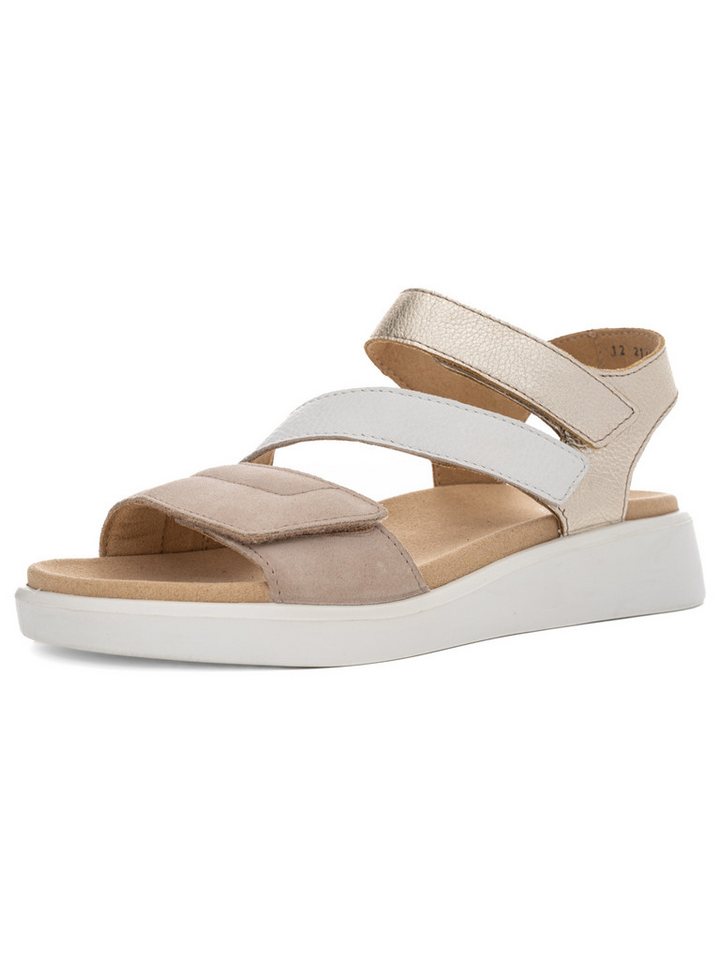 Ara Damen Sandale Madeira Keilsandalette (beige/weiß)
